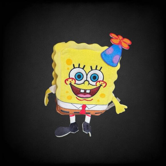 SpongeBob MiraBall Collectible Squishy and Soft Plush - Part Hat Birthday - Picture 3 of 6